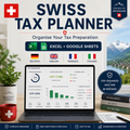 Swiss Tax Planner Switzerland | Excel & Google Sheets | DE EN FR IT