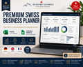 Premium Swiss Business Planner | Excel & Google Sheets | DE EN FR