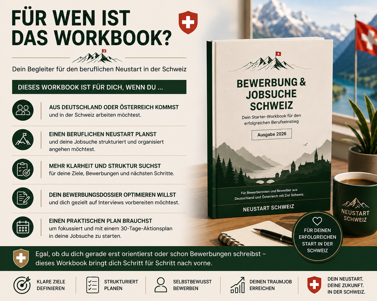 Bewerbung & Jobsuche Schweiz – Starter-Workbook 2026